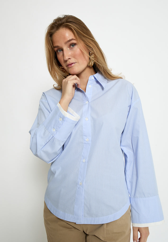 Peppercorn PCMacie Shirt Shirt 2272S Serenity Stripe