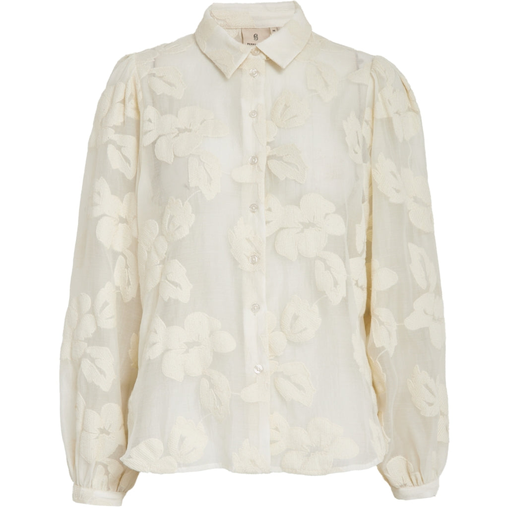 Peppercorn PCMagdalena Shirt Shirt 0202J Whitecap Creme Jacq.