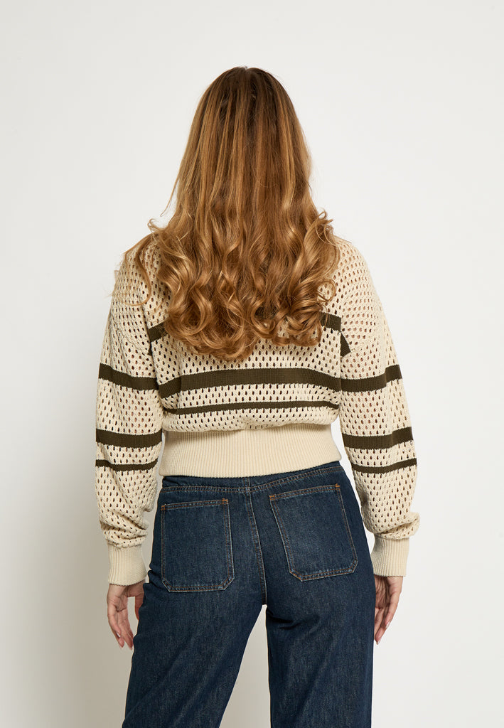 Peppercorn PCMalla Knit Cardigan Cardigans 0265 Sandshell