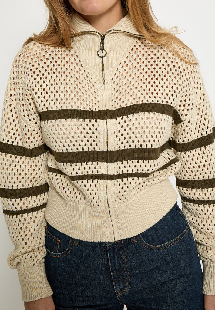 Peppercorn PCMalla Knit Cardigan Cardigans 0265 Sandshell