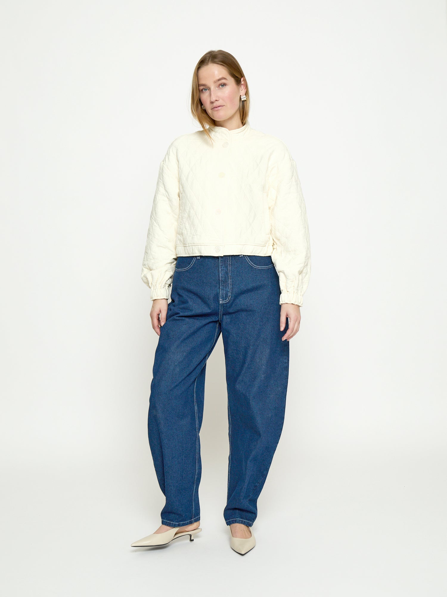 Peppercorn PCMarley Jacket Jacket 0202 Whitecap Creme