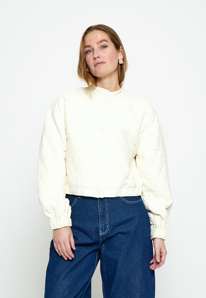 Peppercorn PCMarley Jacket Jacket 0202 Whitecap Creme