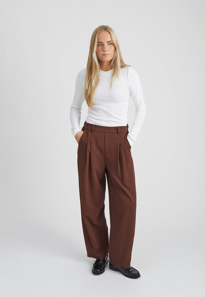 Peppercorn PCMayah HW Pant Pant 4980 Decadent Chocolate