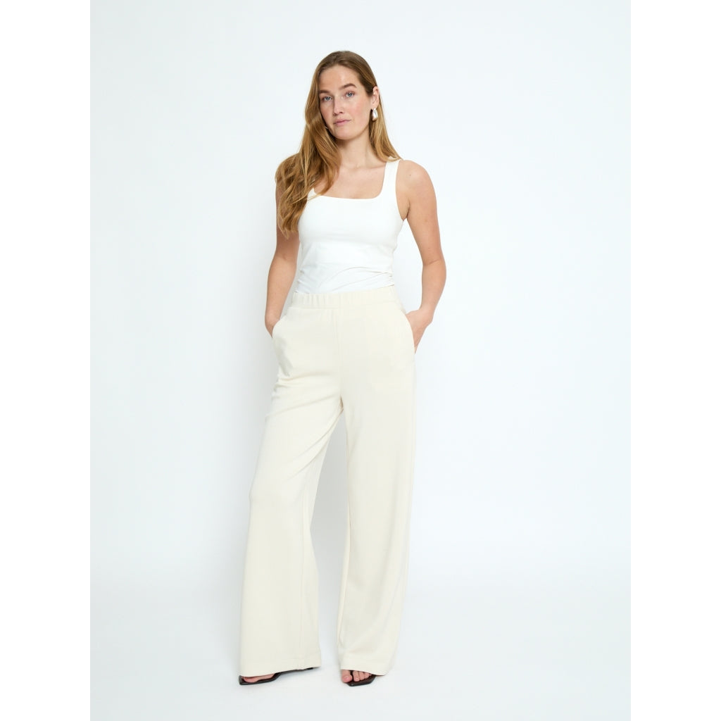 Peppercorn PCMinnie GRS Pant Pant 0202 Whitecap Creme