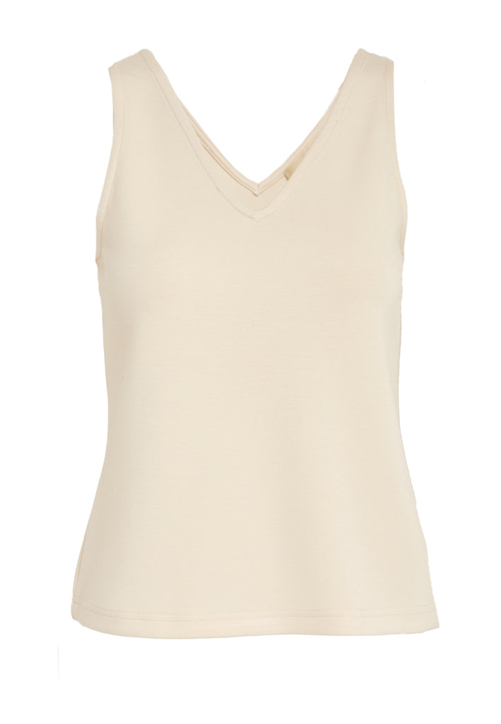 Peppercorn PCMinnie GRS Tank Top Top 0202 Whitecap Creme