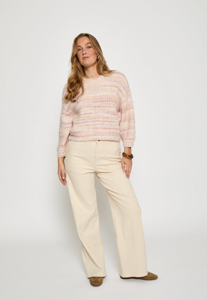Peppercorn PCMitzi RWS Knit Pullover Pullover 4631M Mauve rose mel.