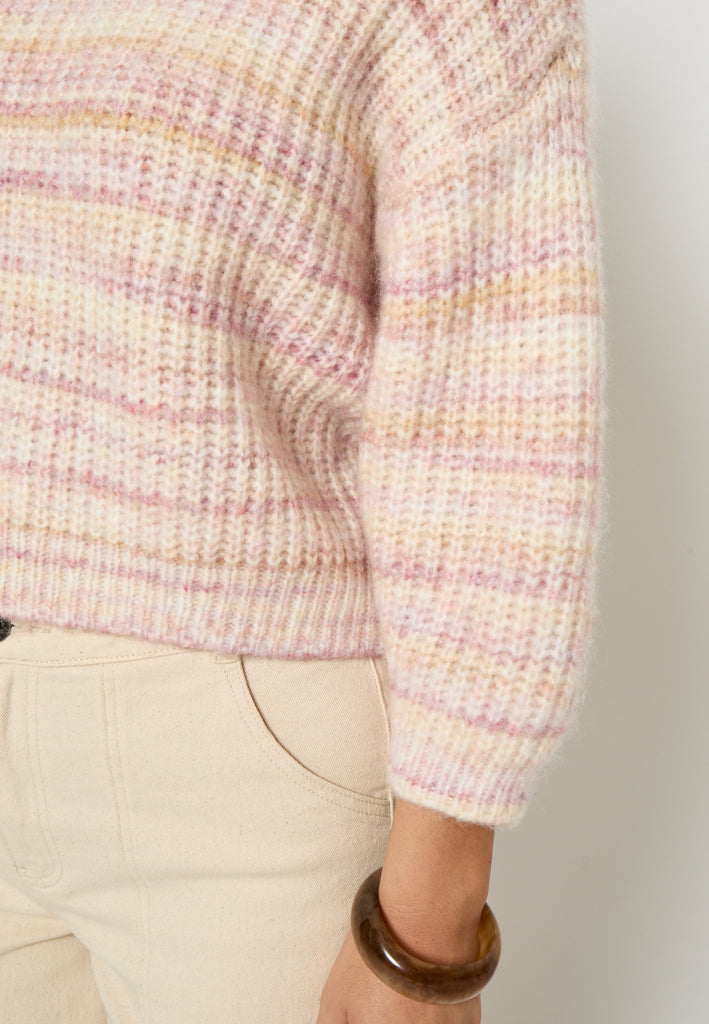 Peppercorn PCMitzi RWS Knit Pullover Pullover 4631M Mauve rose mel.