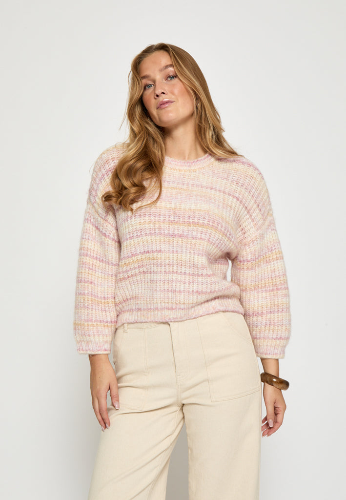 Peppercorn PCMitzi RWS Knit Pullover Pullover 4631M Mauve rose mel.