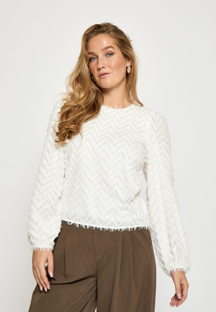 Peppercorn PCMonica Blouse Blouse 0011 Gardenia