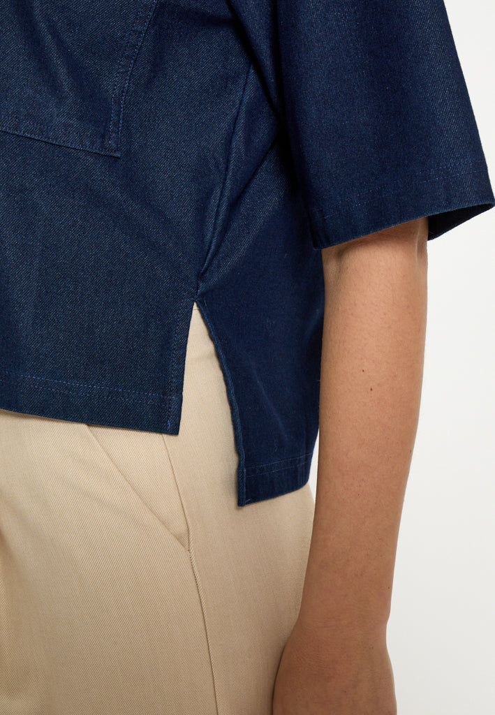Peppercorn PCNaddie Blouse Blouse 006 Dark Denim
