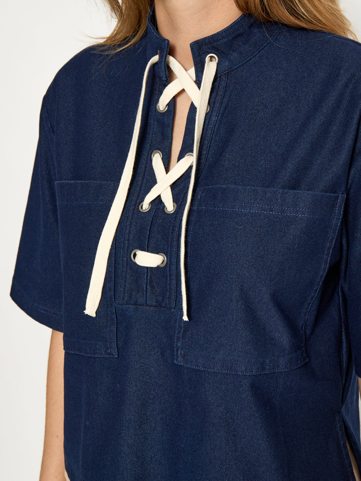 Peppercorn PCNaddie Blouse Blouse 006 Dark Denim