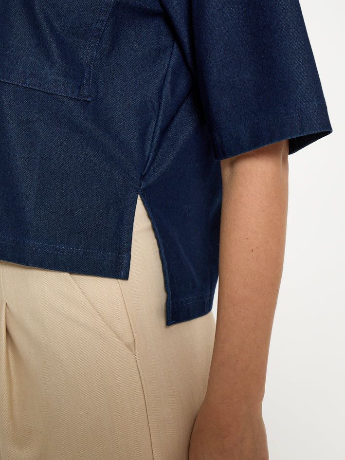 Peppercorn PCNaddie Blouse Blouse 006 Dark Denim