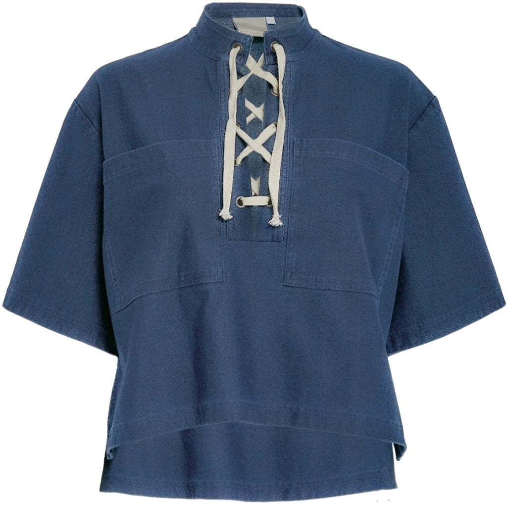 Peppercorn PCNaddie Blouse Blouse 9610 Mid Blue Denim