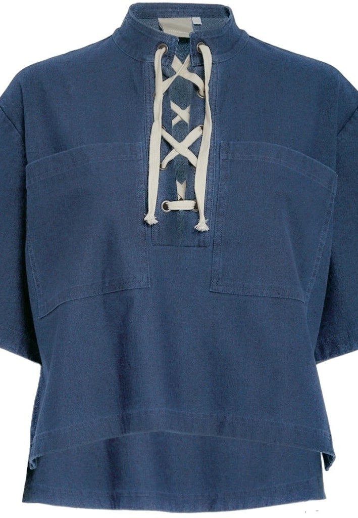 Peppercorn PCNaddie Blouse Blouse 9610 Mid Blue Denim