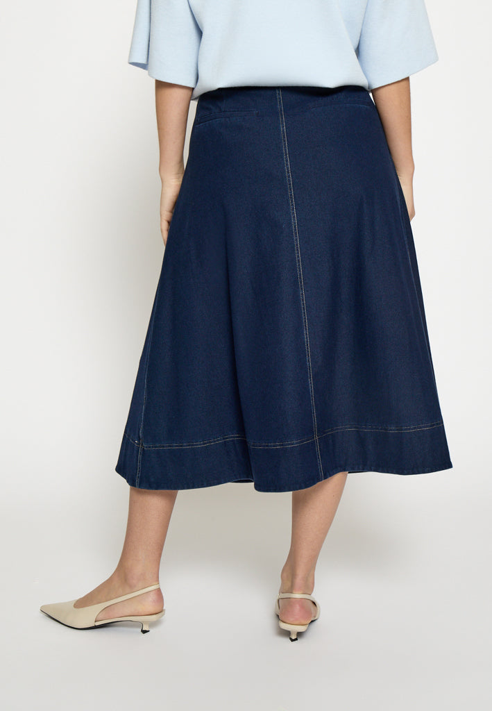 Peppercorn PCNaddie Skirt Skirt 006 Dark Denim