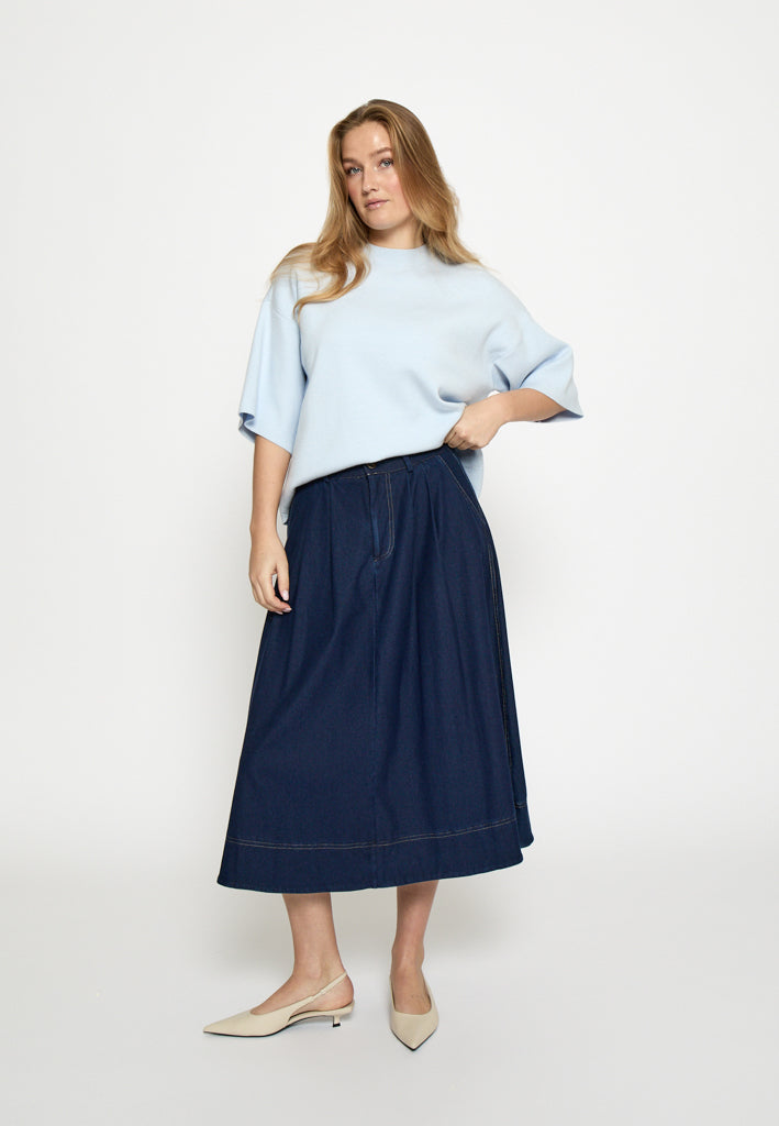 Peppercorn PCNaddie Skirt Skirt 006 Dark Denim