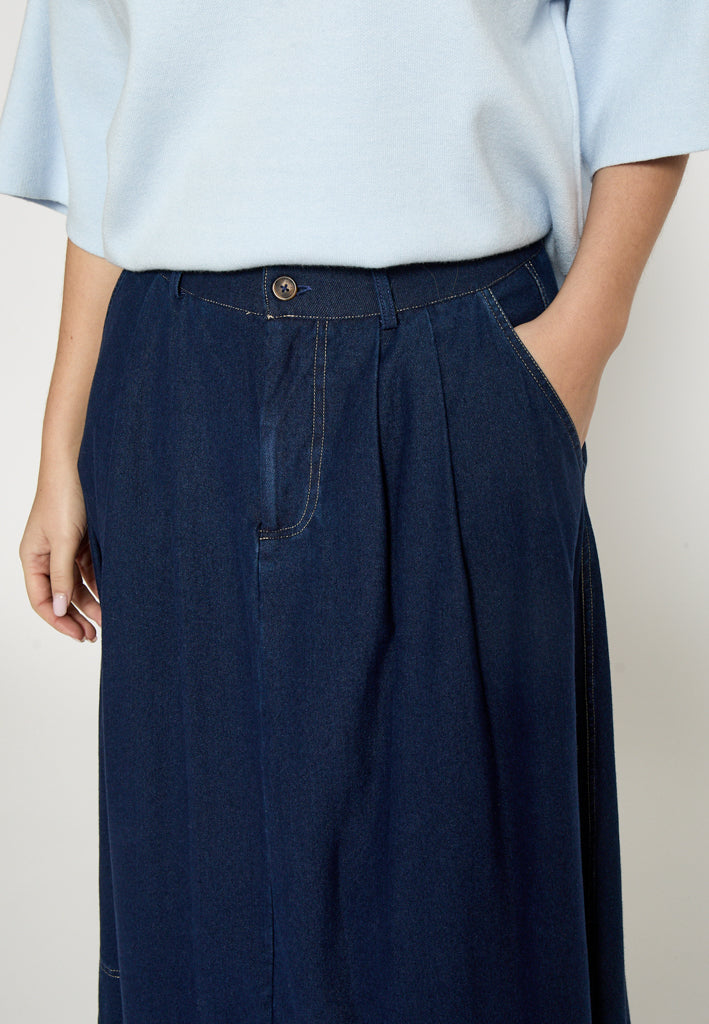 Peppercorn PCNaddie Skirt Skirt 006 Dark Denim