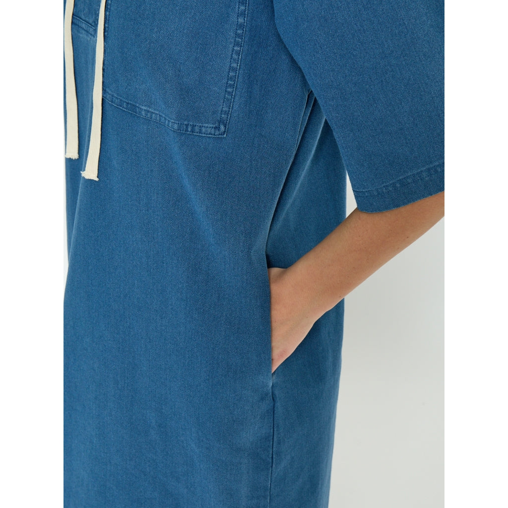 Peppercorn PCNaddie Tie String Dress Dress 9610 Mid Blue Denim
