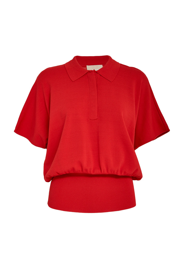 Peppercorn PCNaia Polo Top Top 4049 Aura Orange