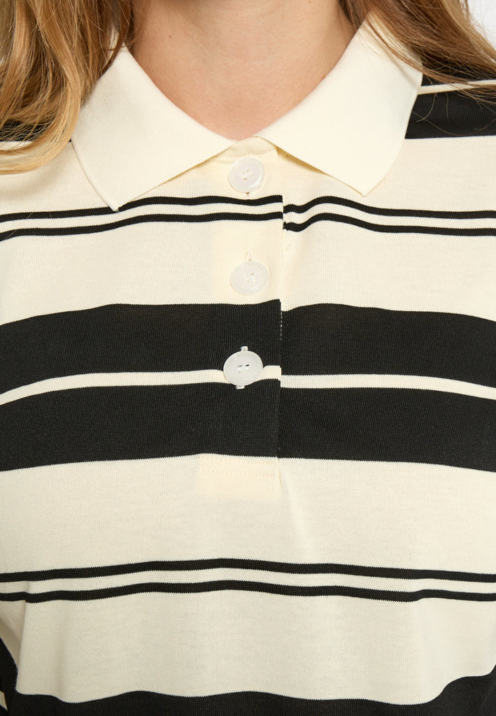 Peppercorn PCNaja Polo T-Shirt T-Shirt 2206S Fog Sand Stripe