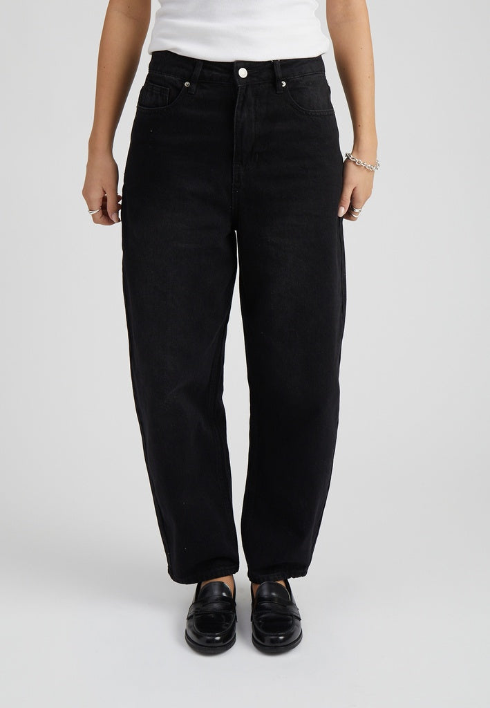 Peppercorn PCNamira Denim Pant Jeans 9000W Black Washed