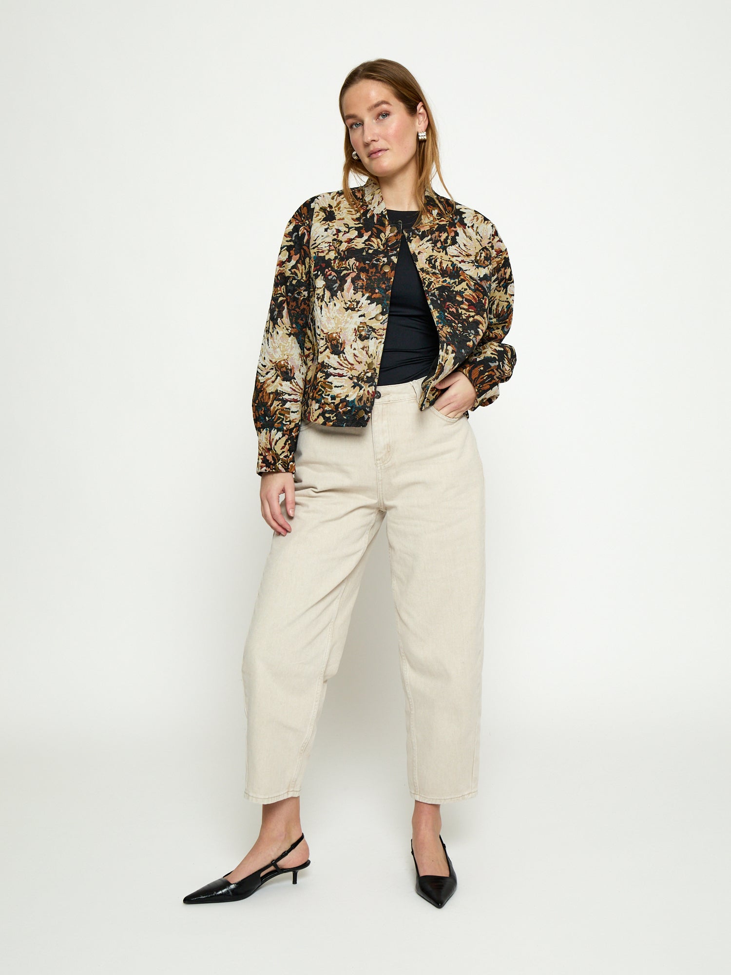 Peppercorn PCNamira Pant Jeans 653 Peyote Sand