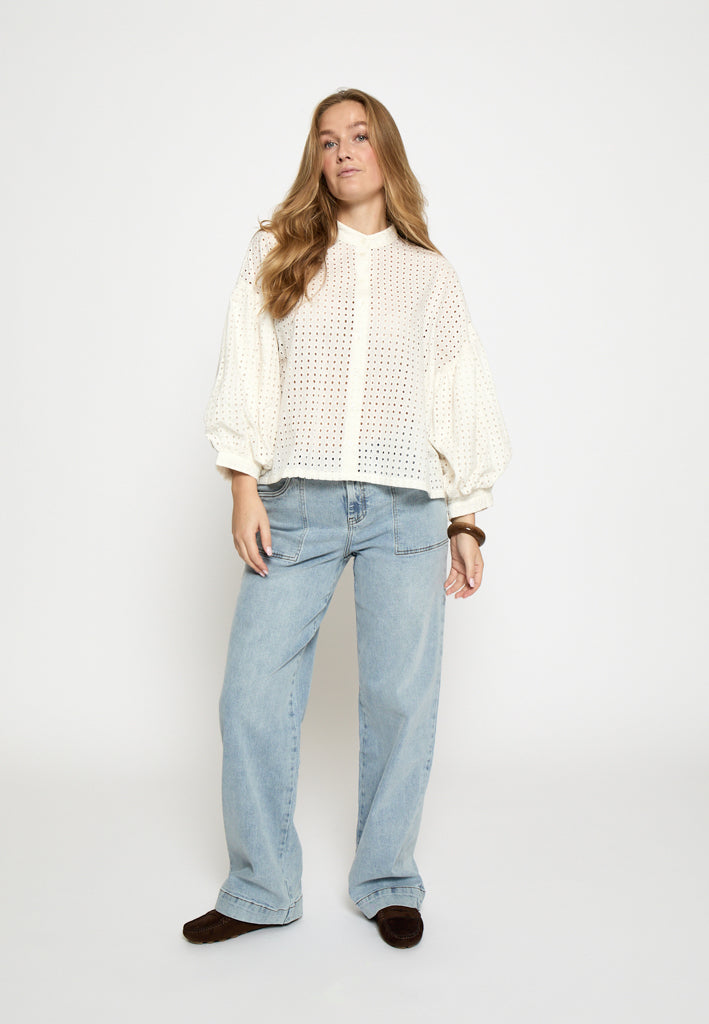 Peppercorn PCNanett Shirt Shirt 235 Cloud Dancer