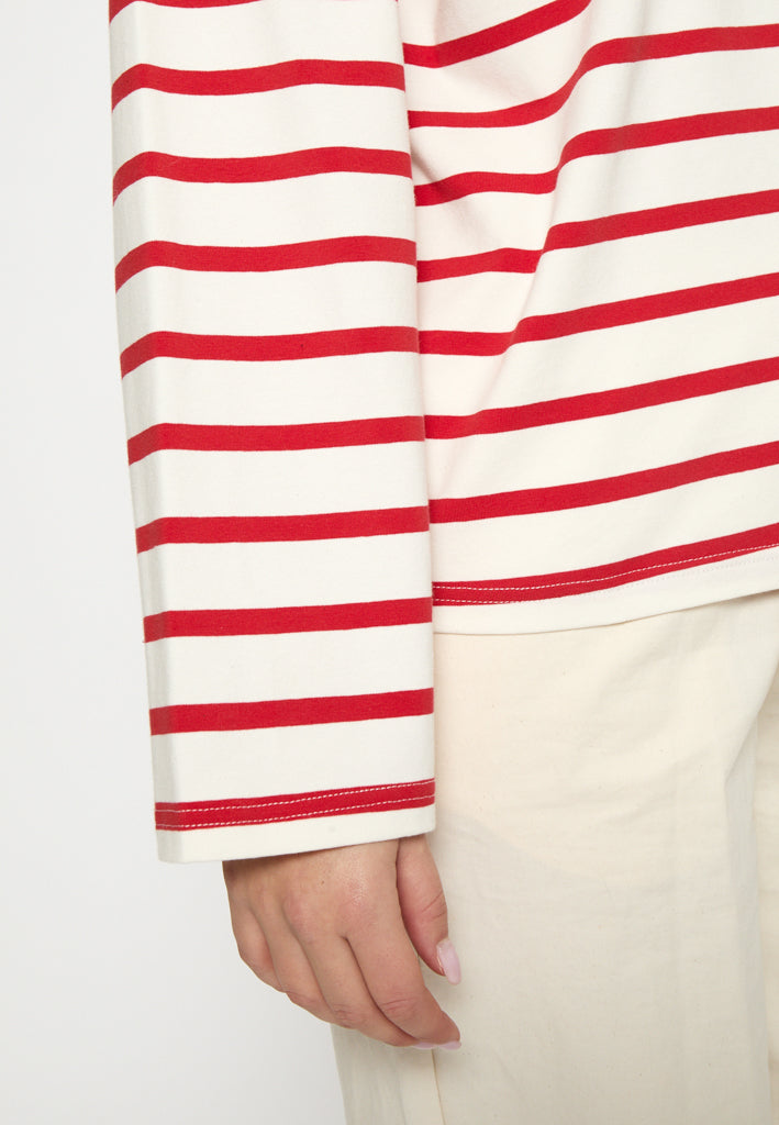 Peppercorn PCNayala Blouse Blouse 4049S Aura Orange Stripe