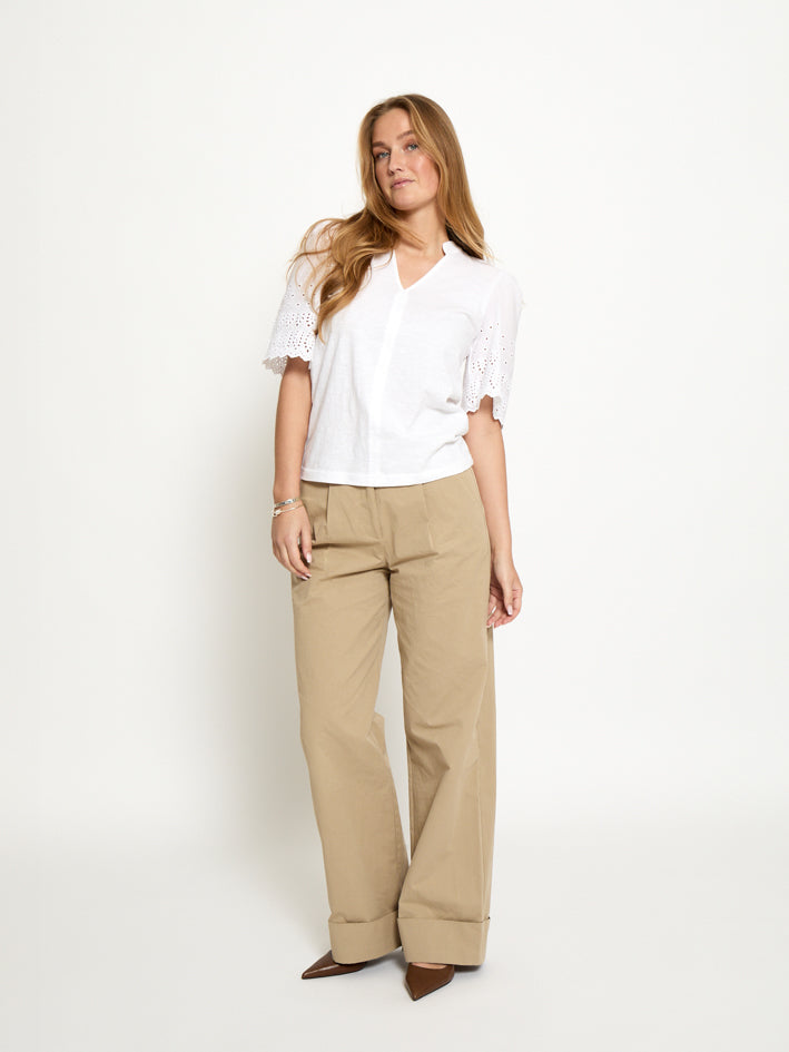 Peppercorn PCNema Blouse Blouse 0001 White