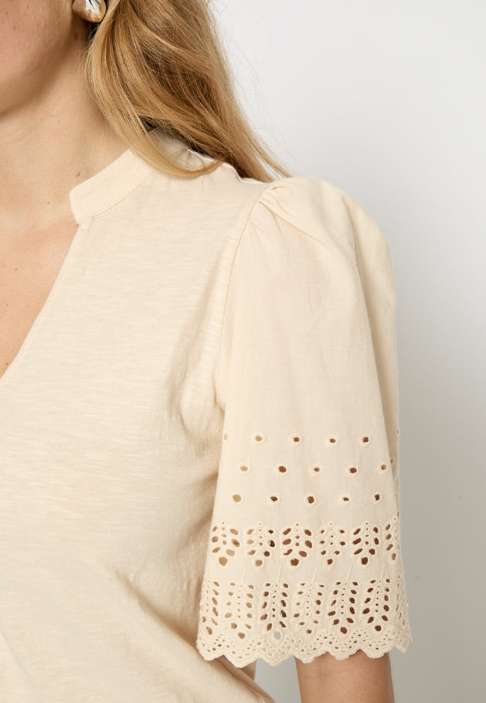 Peppercorn PCNema Blouse Blouse 0202 Whitecap Creme