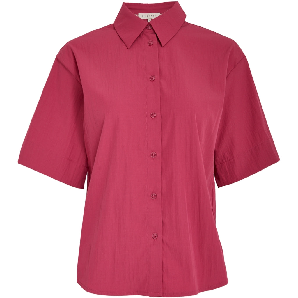 Peppercorn PCNena Short Sleeve Shirt Shirt 4004 Carmine Pink