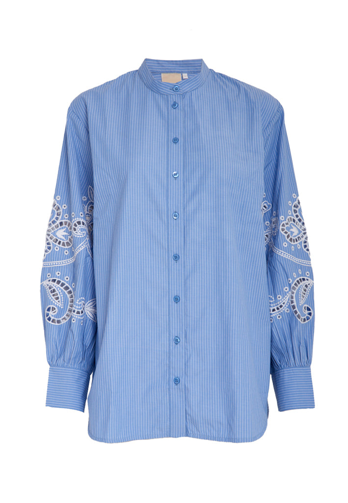 Peppercorn PCNetty Shirt Shirt 2016S Cornflower Blue Stripe