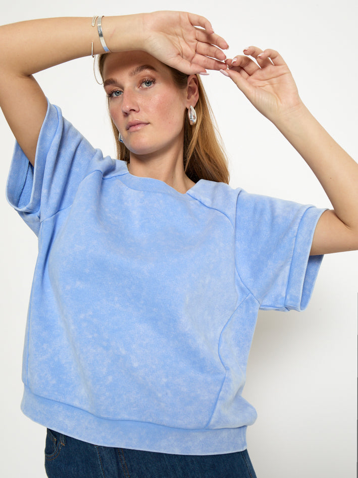 Peppercorn PCNicia Oversized Top Top 2016 CORNFLOWER BLUE