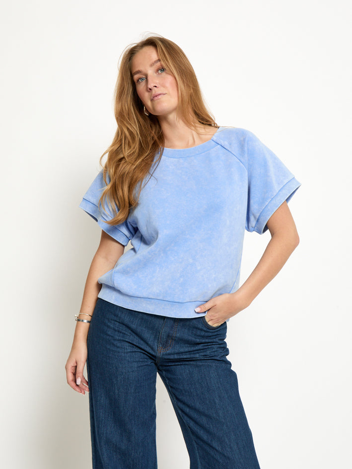 Peppercorn PCNicia Oversized Top Top 2016 CORNFLOWER BLUE