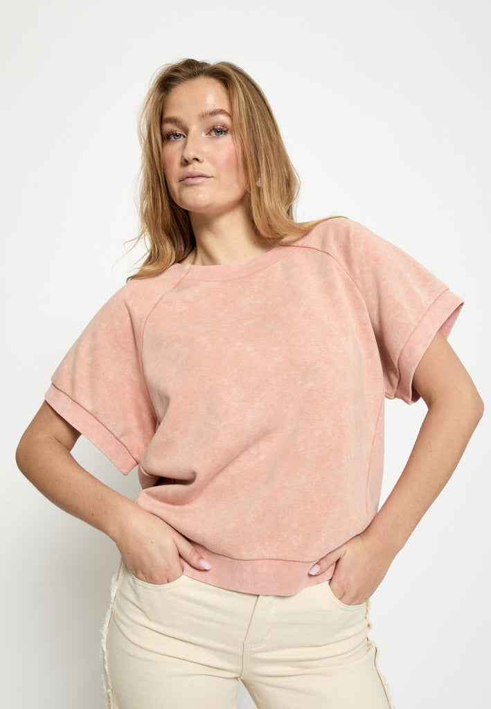 Peppercorn PCNicia Oversized Top Top 651 Cafe Creme