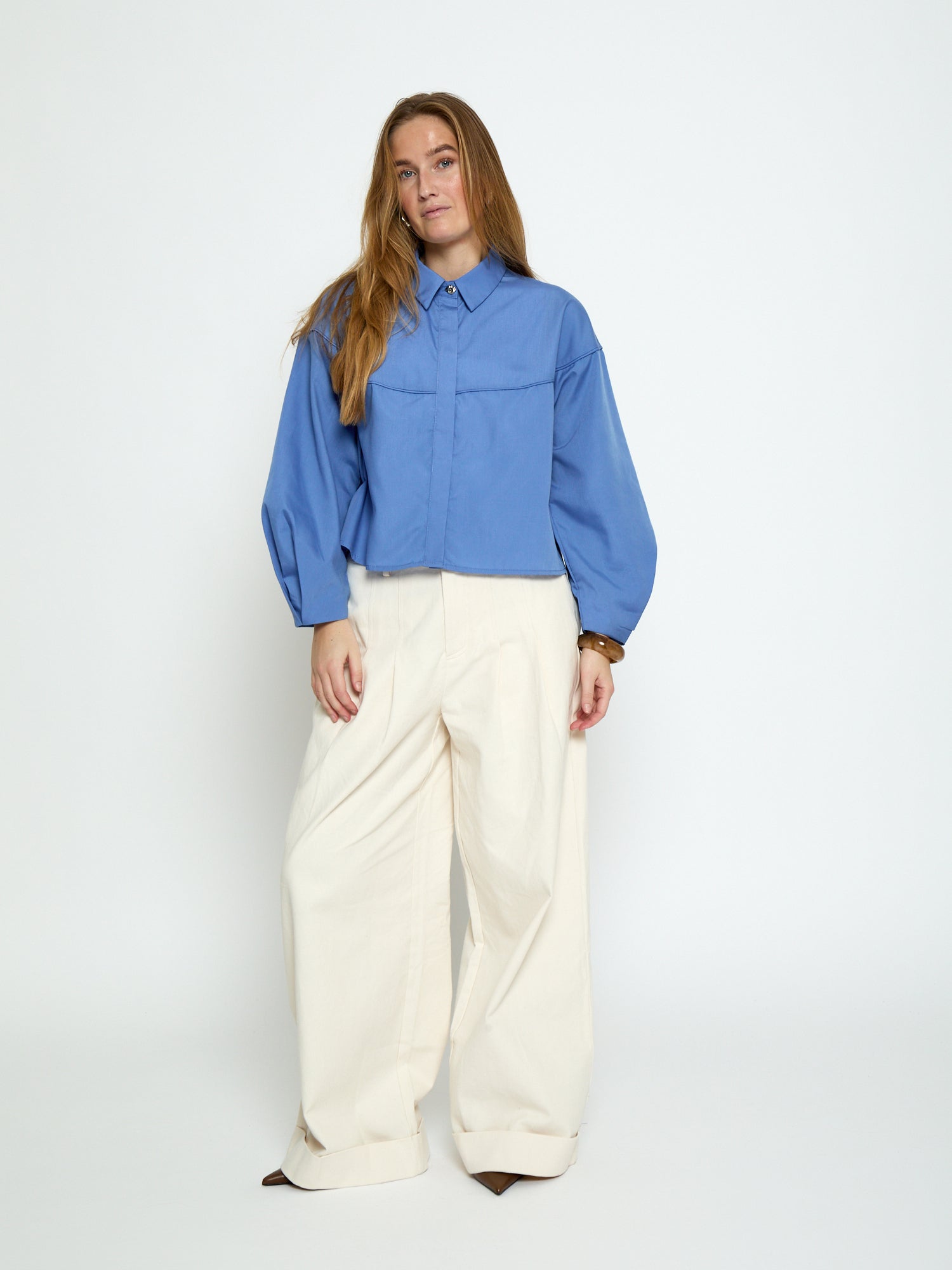 Peppercorn PCNikki Shirt Shirt 2016 CORNFLOWER BLUE
