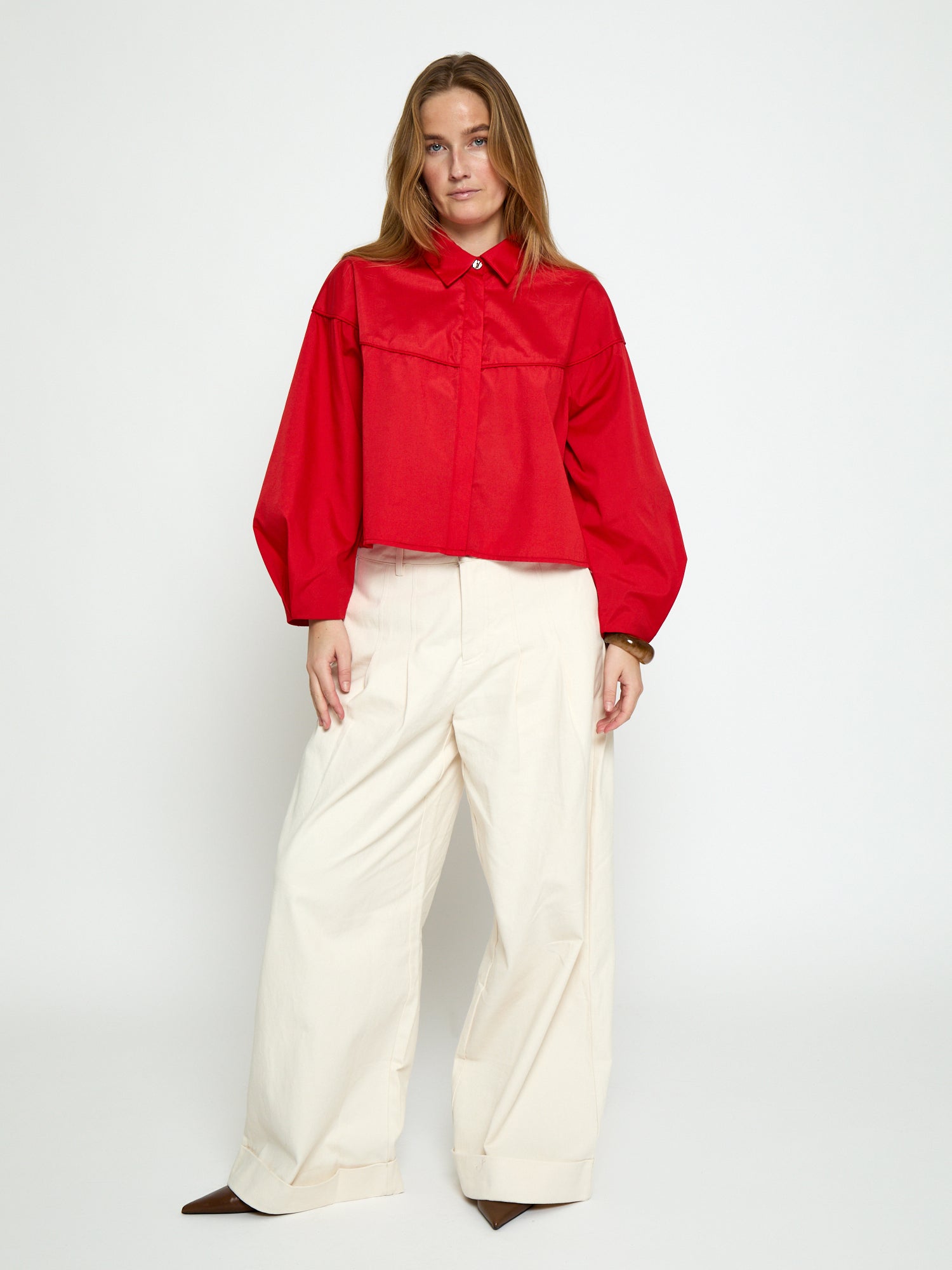 Peppercorn PCNikki Shirt Shirt 4049 Aura Orange