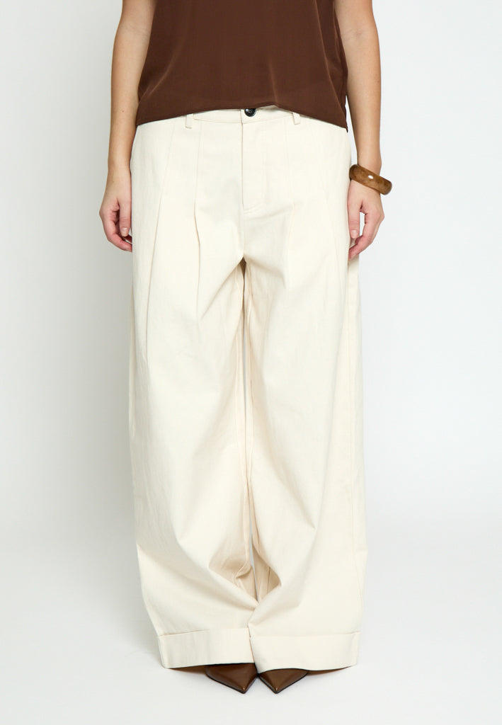 Peppercorn PCNila Pant Pant 0202 Whitecap Creme