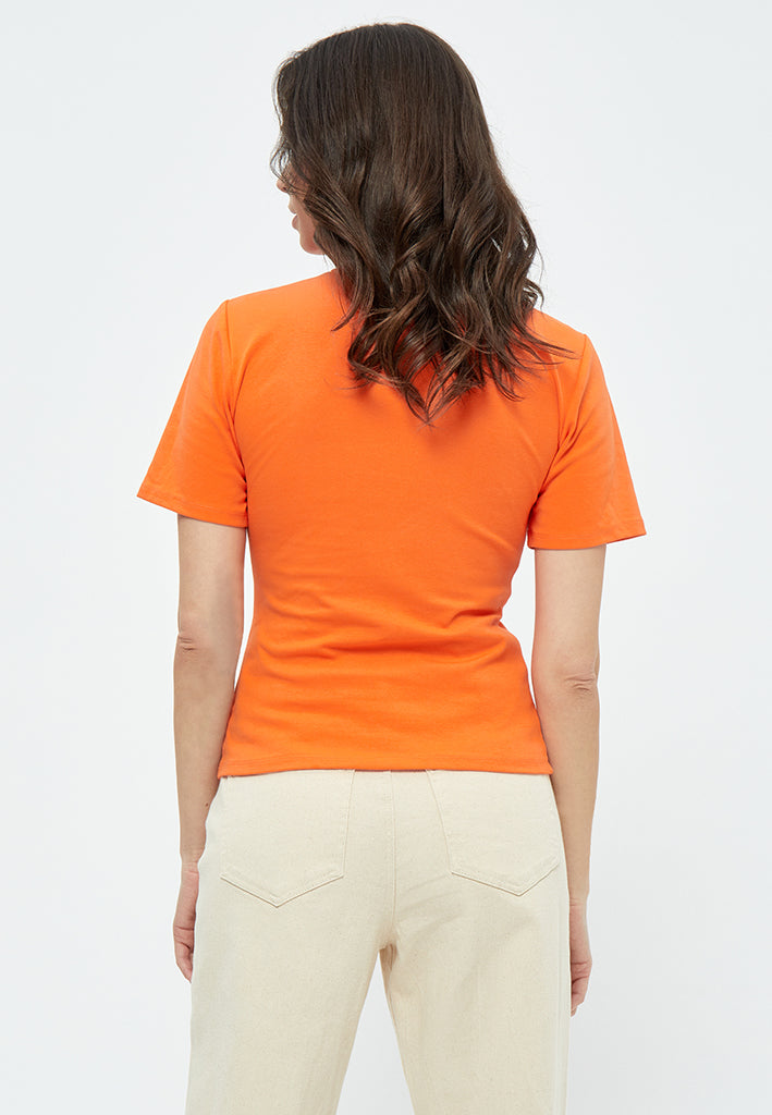 Peppercorn PCNina GOTS V Knot Top Top 6740 Firecracker
