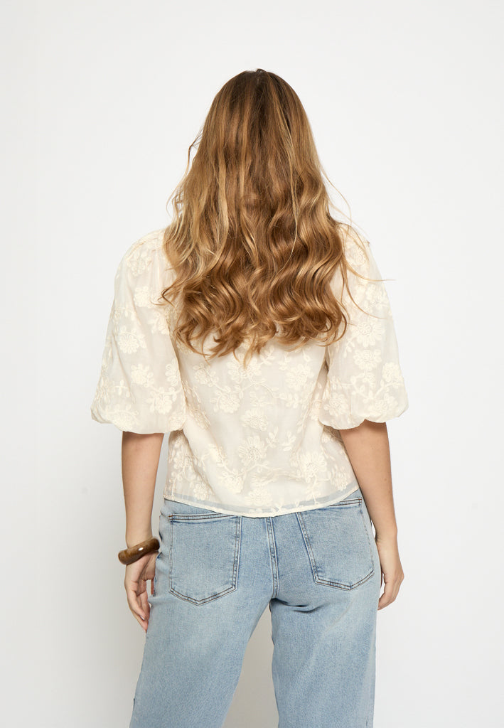 Peppercorn PCNomara Blouse Blouse 0202 Whitecap Creme