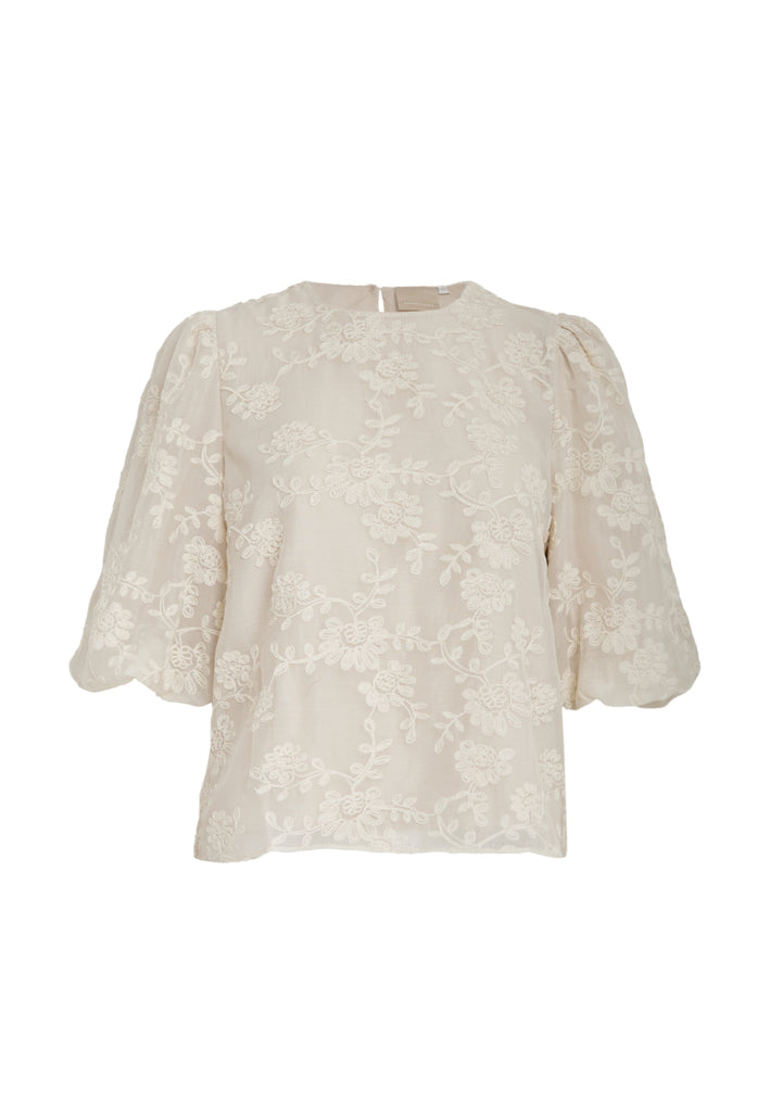 Peppercorn PCNomara Blouse Blouse 0202 Whitecap Creme