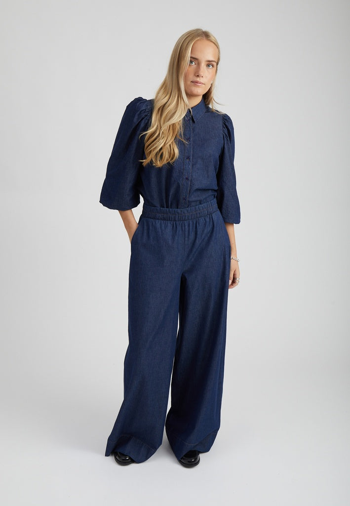 Peppercorn PCNuisa Pant Pant 006 Dark Denim
