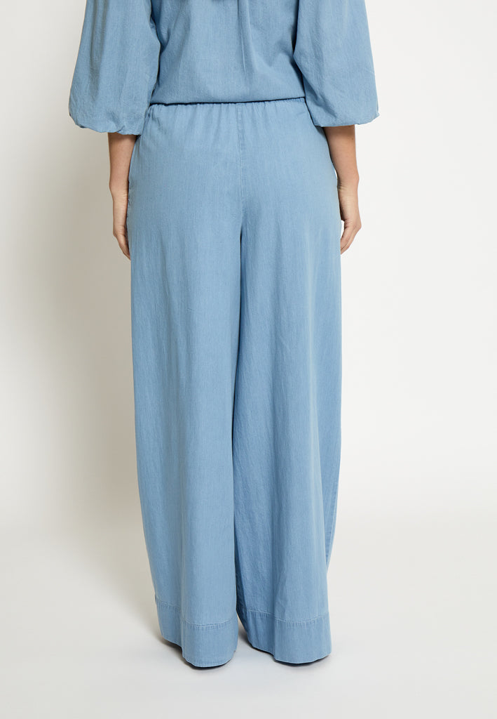 Peppercorn PCNuisa Pant Pant 9610 Mid Blue Denim