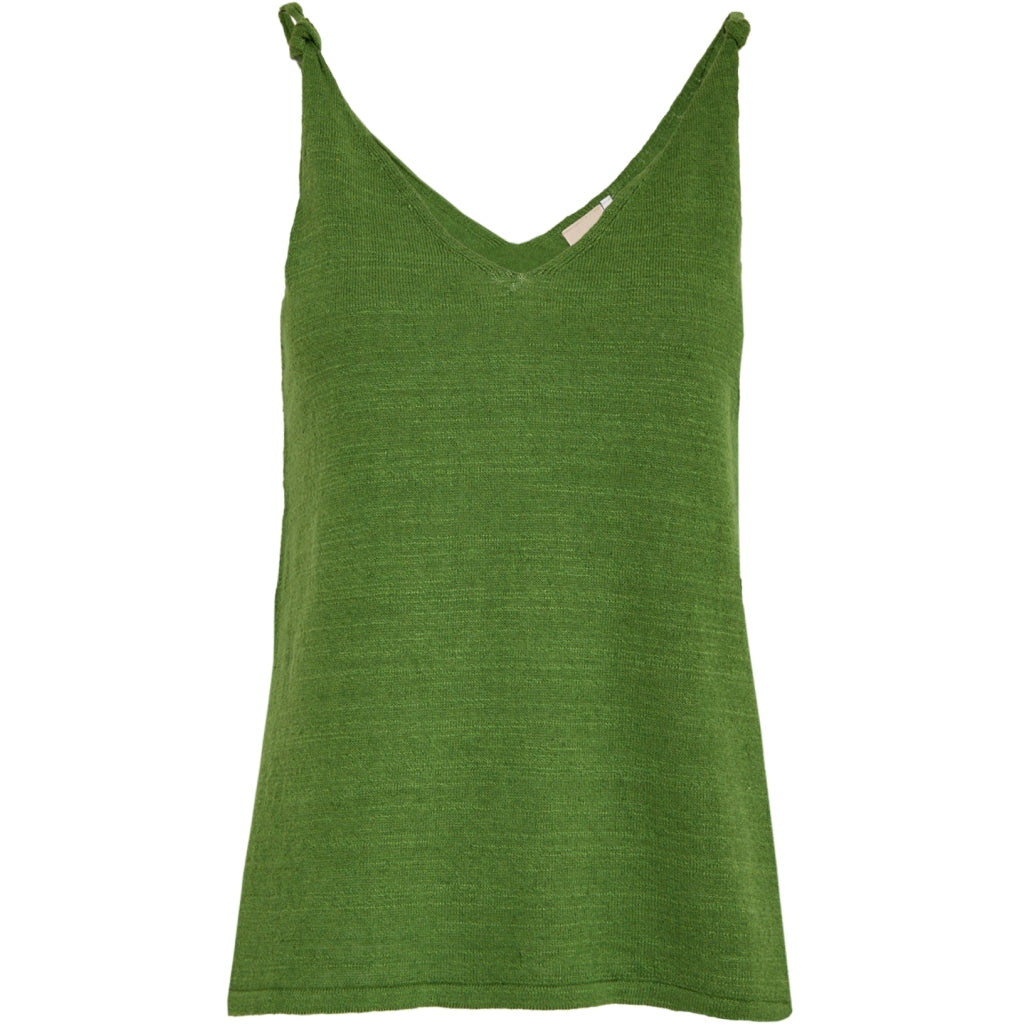 Peppercorn PCNuria Linen Knit Top Top 3750 Cactus