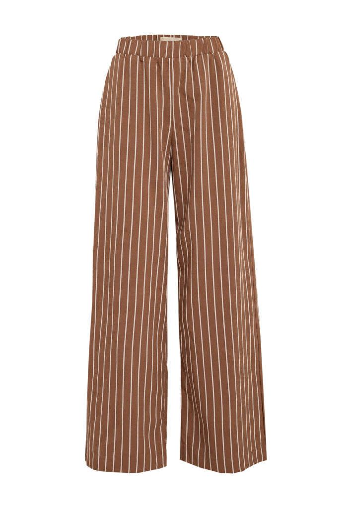 Peppercorn PCOba Pant Pant 4999S Mink Brown Stripe