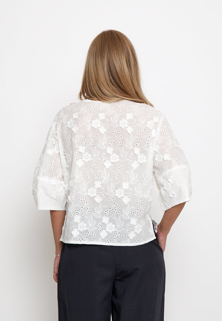 Peppercorn PCOdessa Blouse Blouse 0001 White