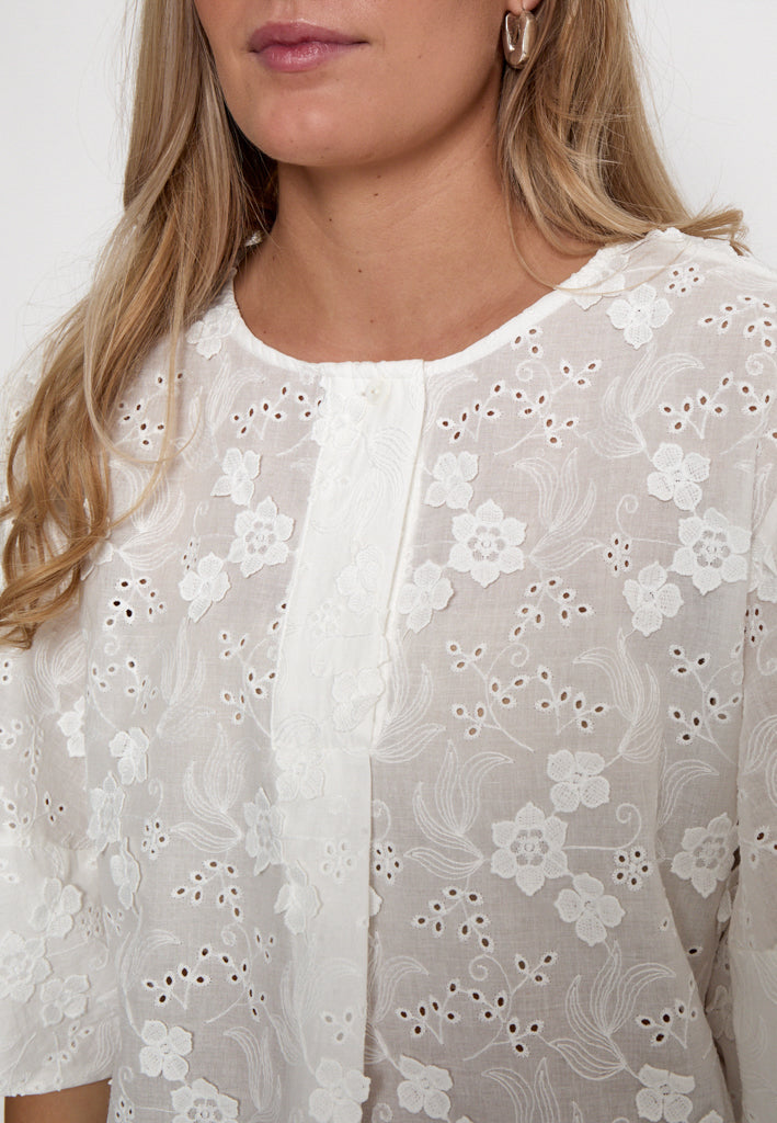 Peppercorn PCOdessa Blouse Blouse 0001 White