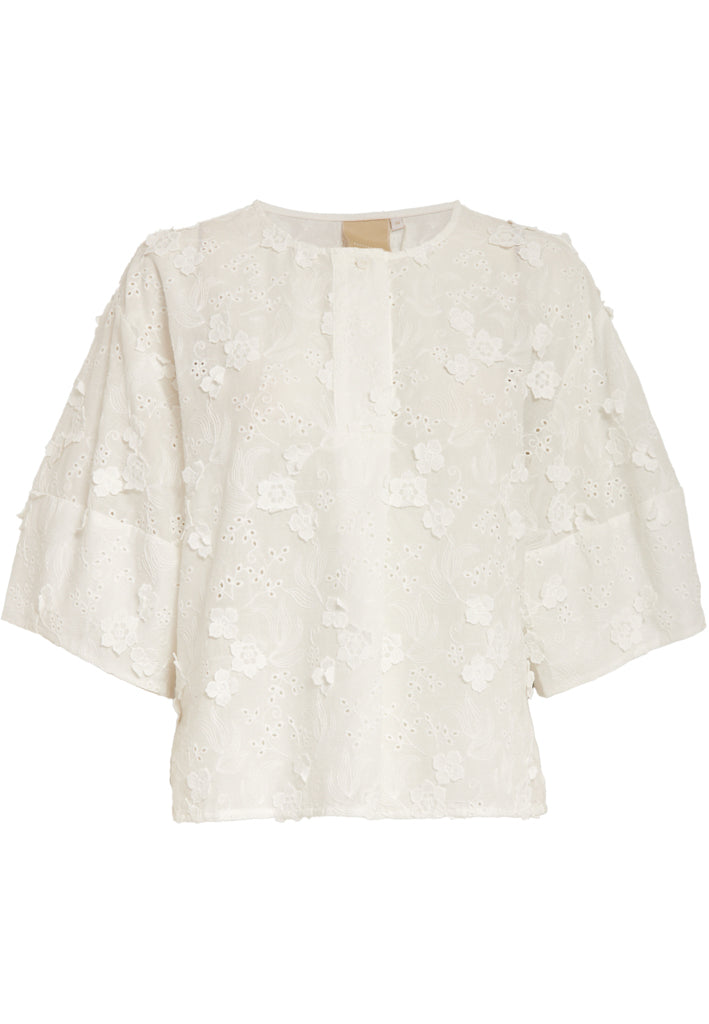 Peppercorn PCOdessa Blouse Blouse 0001 White