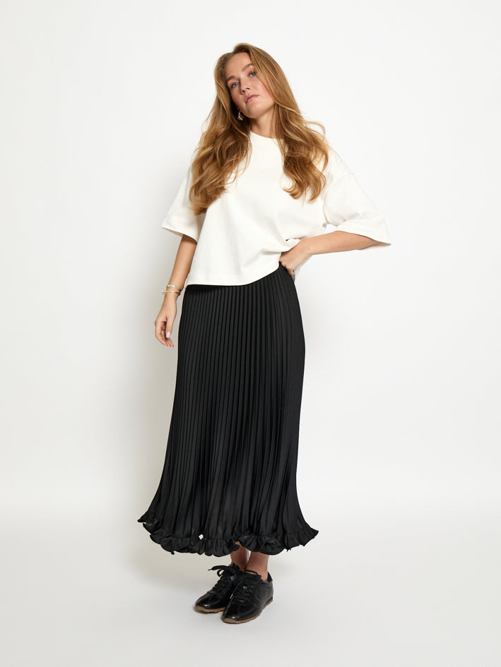 Peppercorn PCOlivia Maxi Skirt Skirt 9000 Black