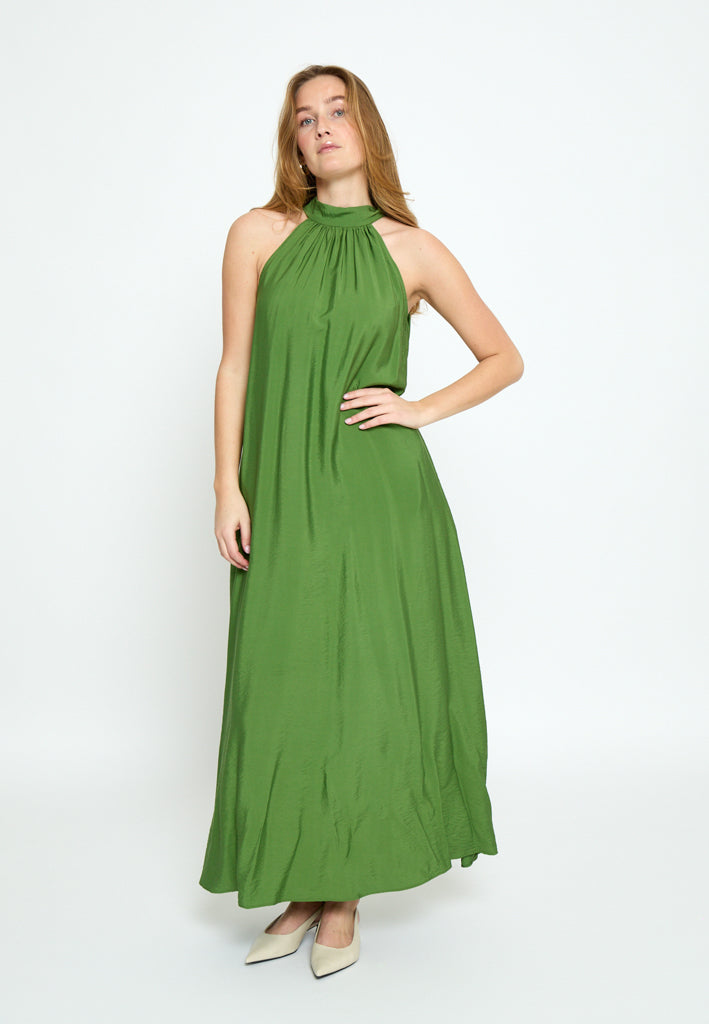 Peppercorn PCOpeya Solid Halterneck Dress Dress 3750 Cactus